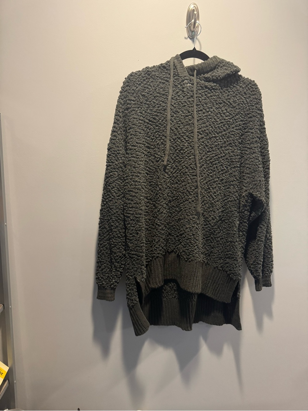 Zenana Outfitters Plush Hoodie in Charcoal Gray